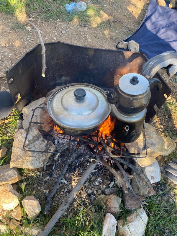 Molada mercimek ve çay